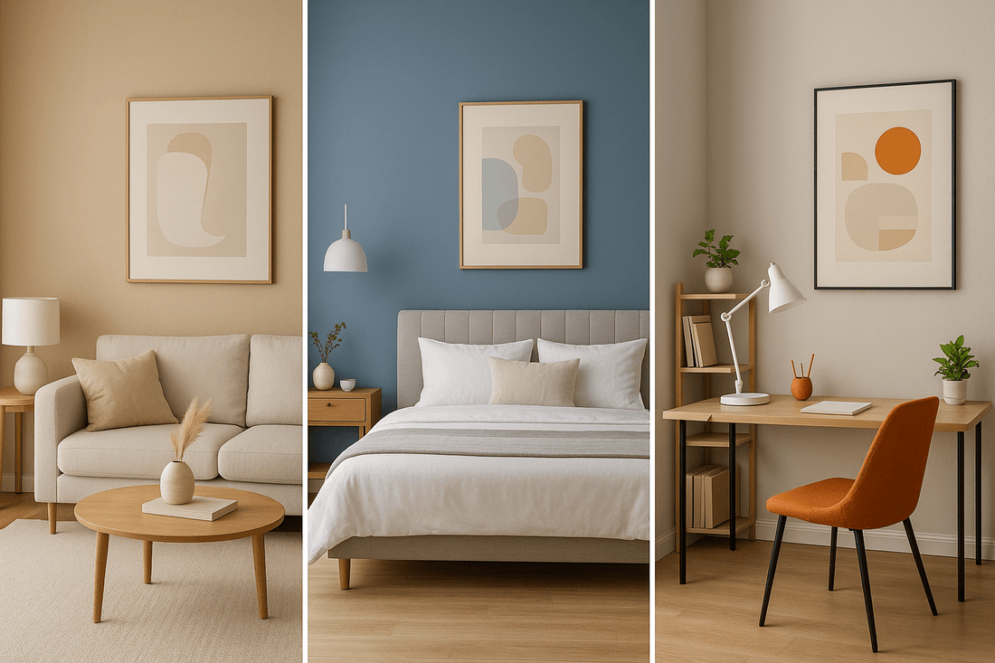 The psychology of color in interior design guide by Ina Costisanu showing how to choose colors that transform mood and space