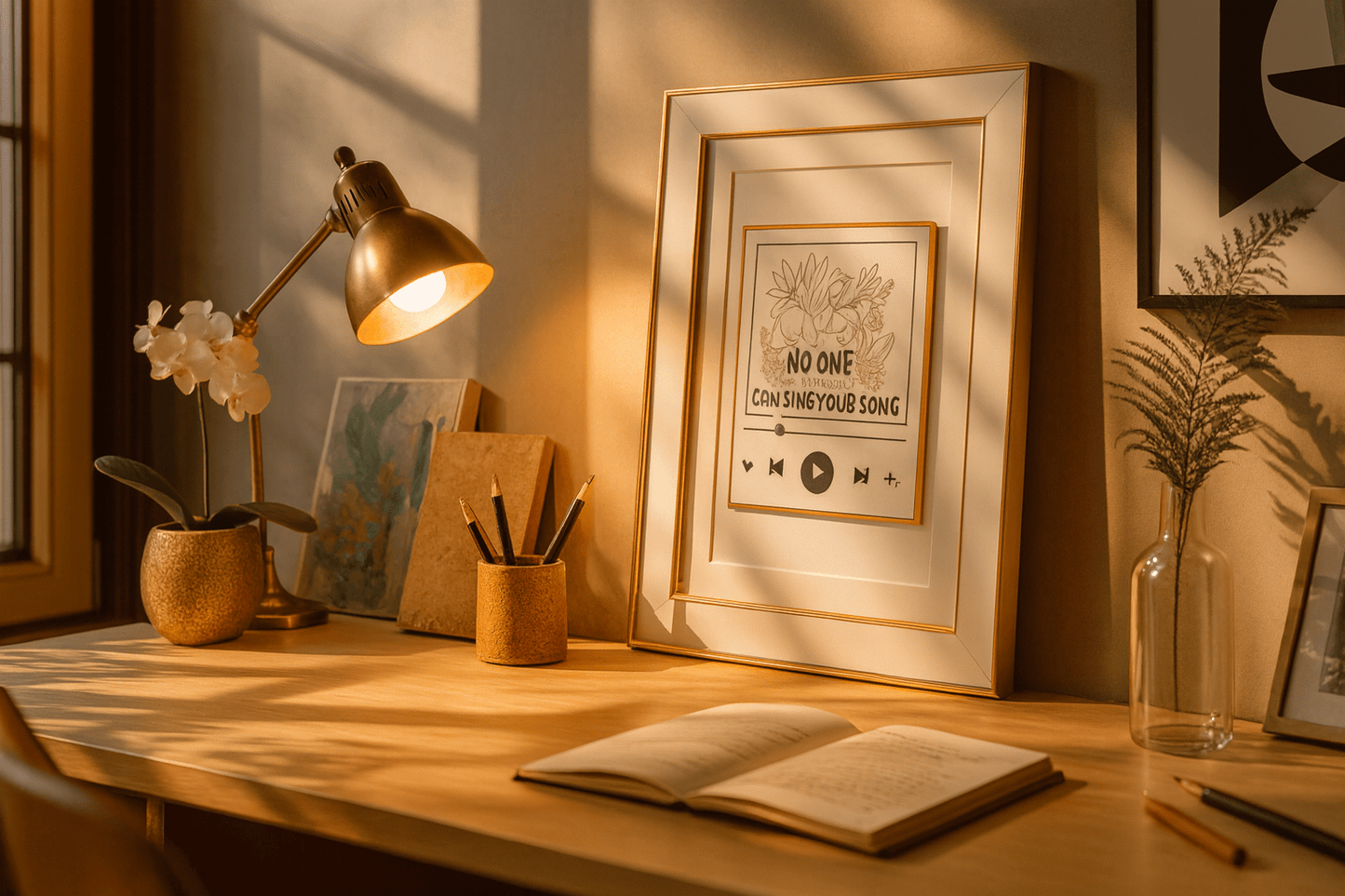 No One Else Can Sing Your Song inspirational art for wellness and therapy spaces