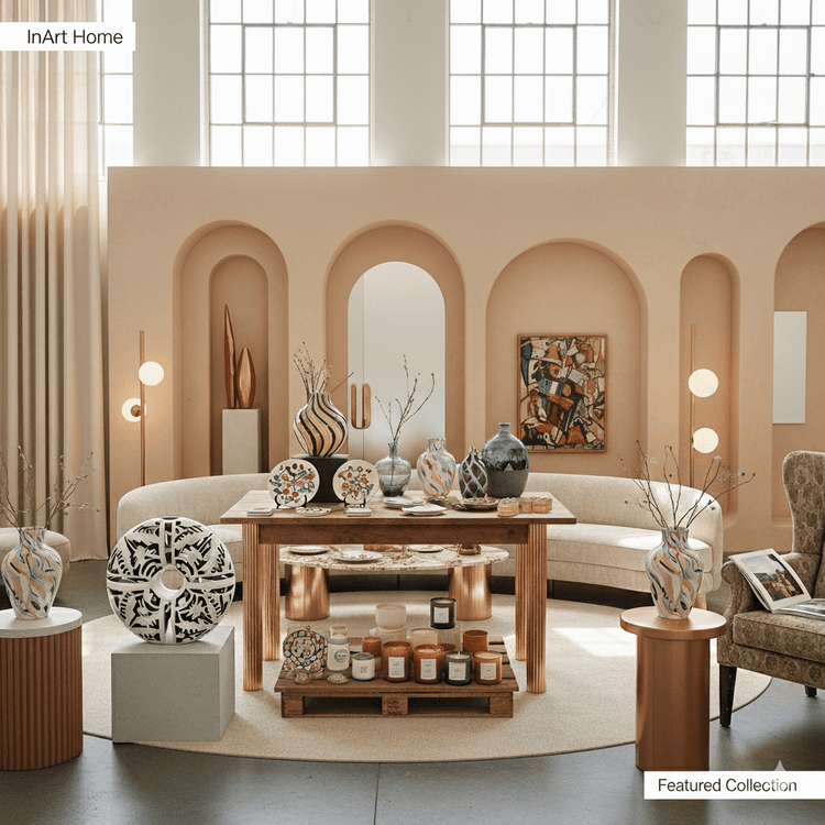 Featured collection showcasing handpicked exceptional home decor and art pieces for sophisticated interior design