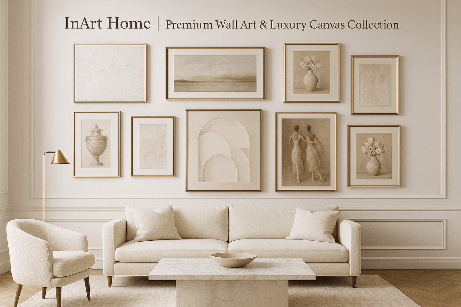 InArtHome collection featuring elegant home decor and furniture for stylish interior design and comfortable living spaces