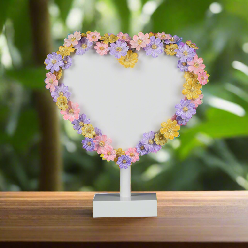 Butterflies standing heart home decor stand crystals, only 1 made!