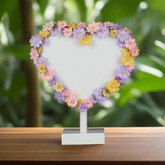 Butterflies standing heart home decor stand crystals, only 1 made!