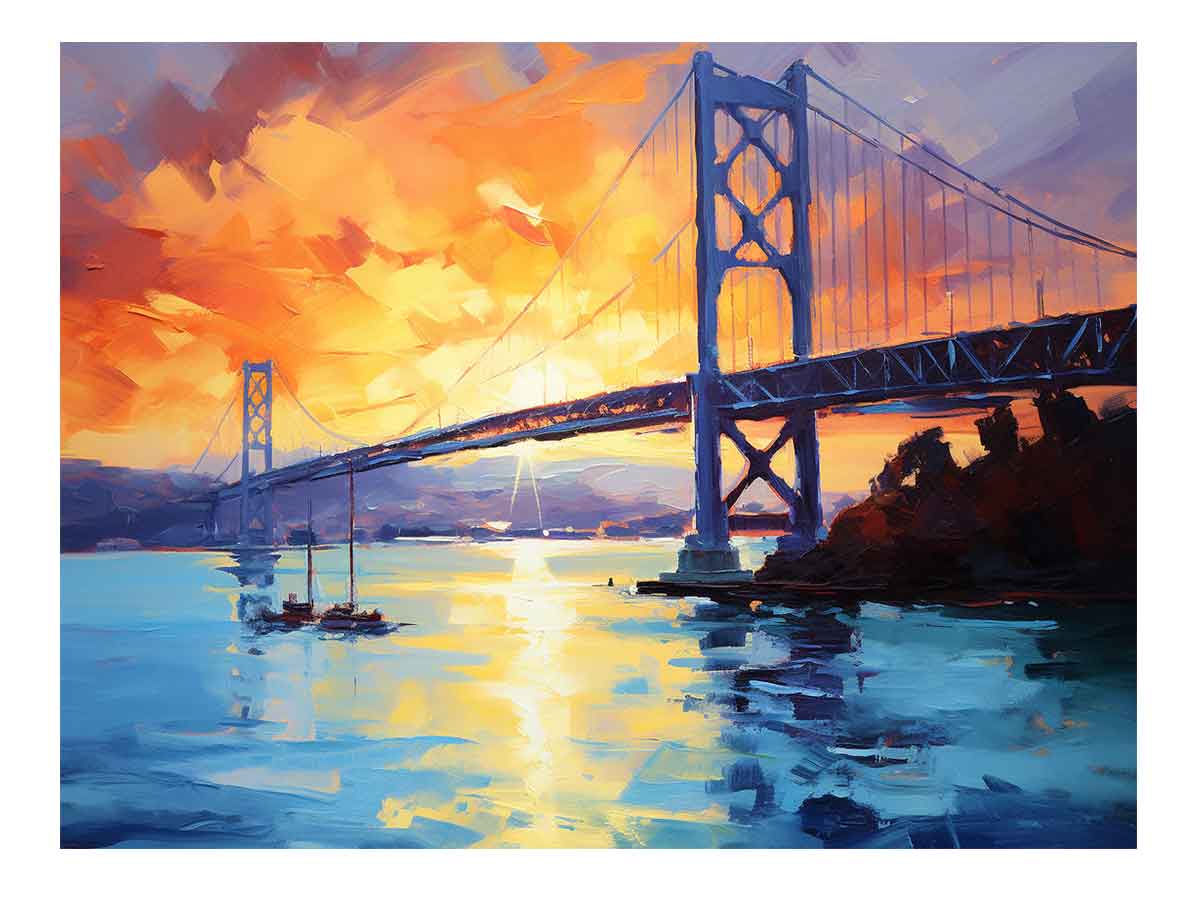 Bridge Tower Painting for Living room-0