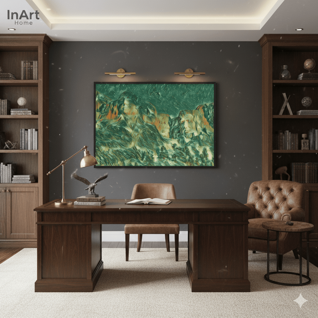 I Have A Dream Mount Rushmore framed poster combining history and inspiration