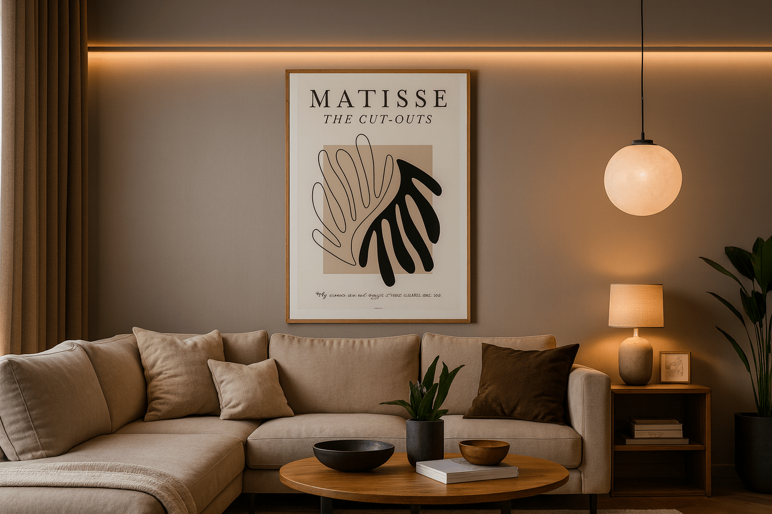Matisse Mirror Cutouts contemporary wall art with Matisse-inspired style
