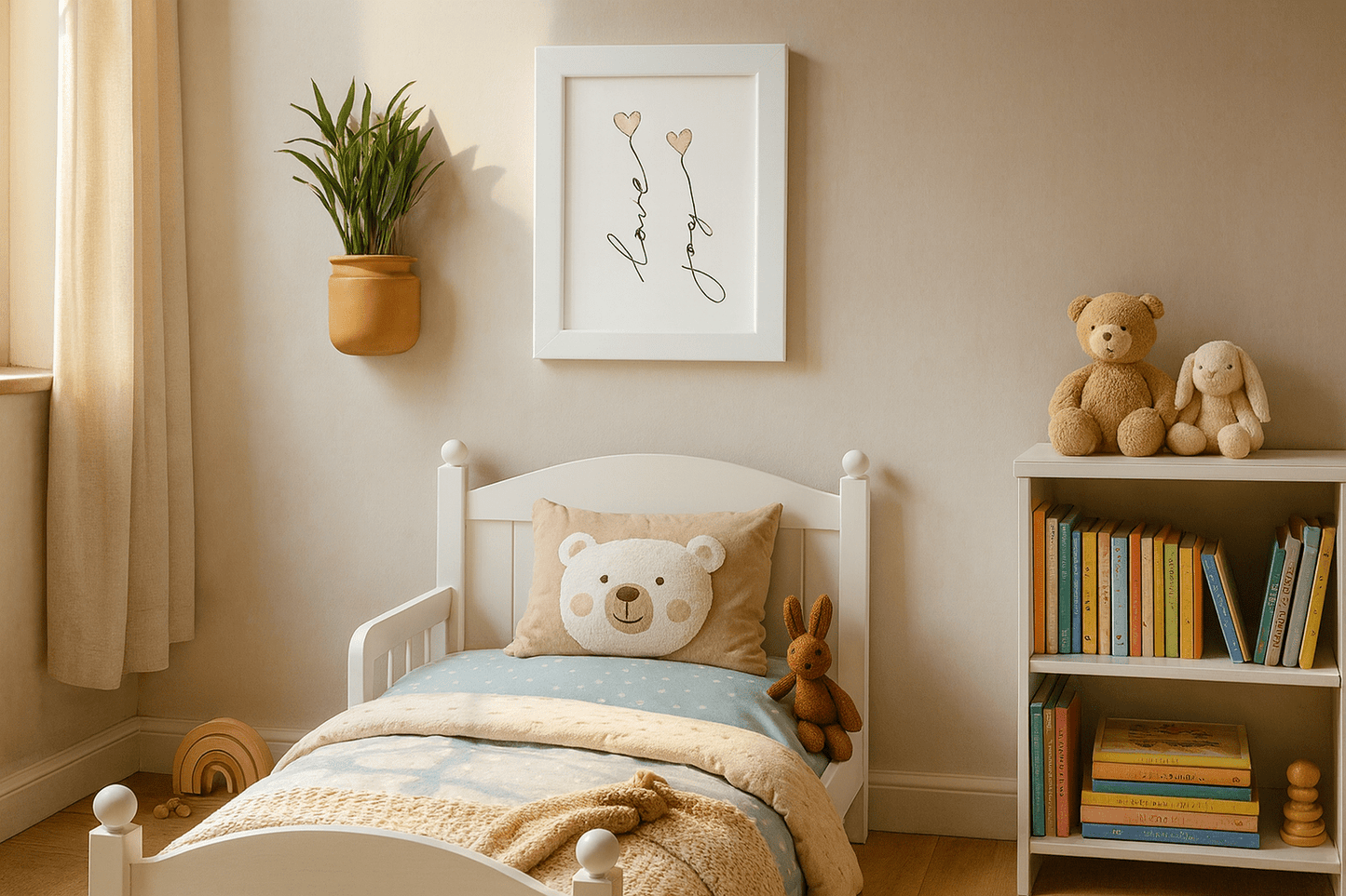 Custom Valentine's Day wall art print showcasing romantic heart design with personalised names perfect for home decor