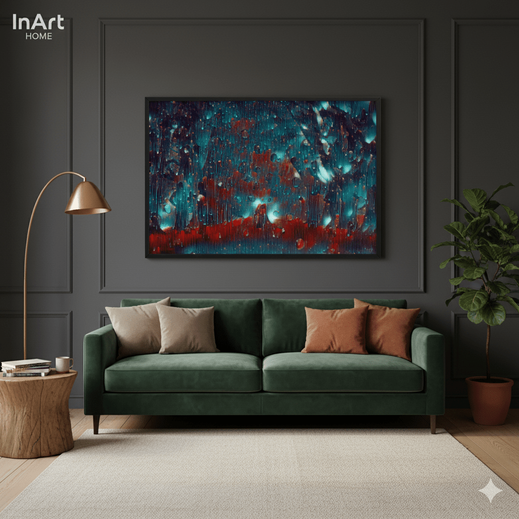 Meaningful wall art exploring profound connection between truth and heart perfect for creating contemplative atmosphere