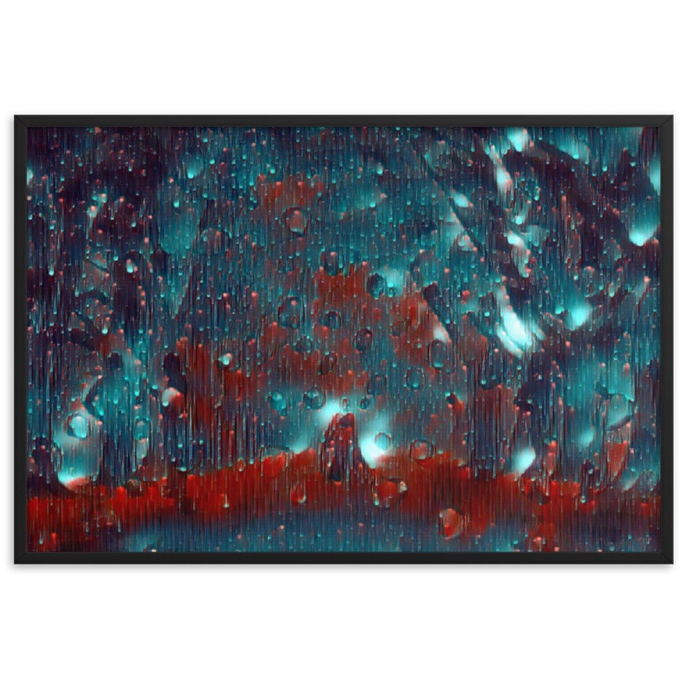 Premium framed poster with J.L quote about diving into truth perfect for reflection spaces and philosophical home decor