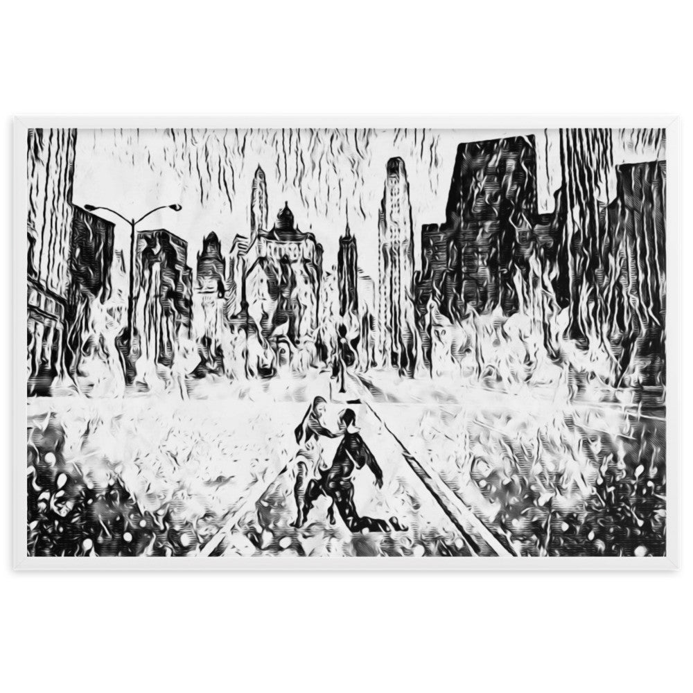 Winter romance artwork perfect for romantic and seasonal decor"