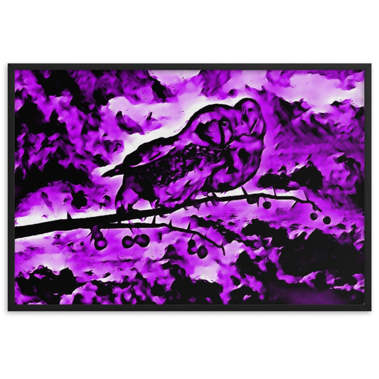 You Touched My Deepest Chords emotional quote poster with purple artistic background design